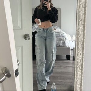 Zara cargo jeans